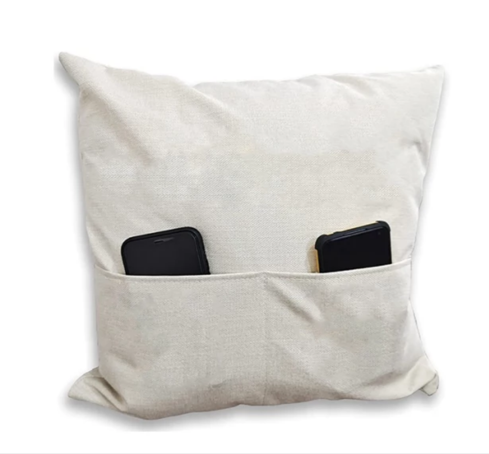 Two Pocket Sublimation Pillow Cover