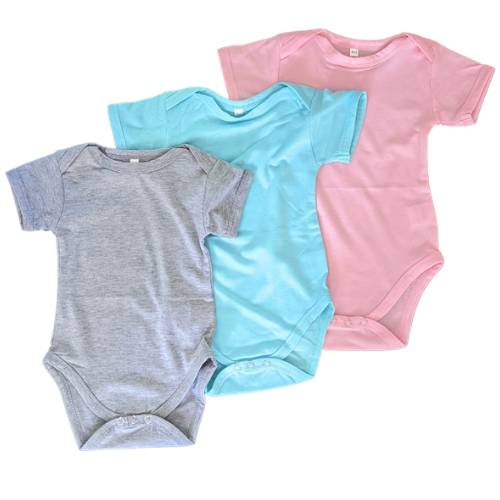 Sublimation Baby Short Sleeve Bodysuit