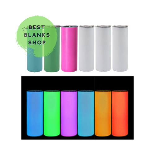 Tumbler 20oz Sublimation Color Change and Glow in Dark (With Accessori –  Granny's Sublimation Blanks RTS