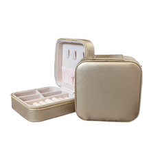 Load image into Gallery viewer, PU Leather Travel Jewelry Box
