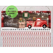 Load image into Gallery viewer, Sublimation Candy Cane Advent
