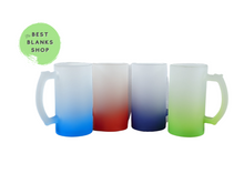 Load image into Gallery viewer, 16oz Frosted Gradient Beer Mug
